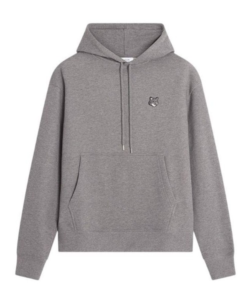 [메종키츠네] 그레이폭스 후드티_블랙 S